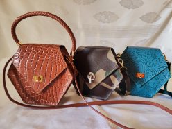 Женские сумочки из кожи и кожзама ручная работа, элегантное украшение и хороший подарок